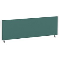 Impulse Evolve Plus Bench Screen, 1400 x 400mm, White Frame, Quest Kelp
