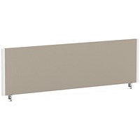 Impulse Evolve Plus Bench Screen, 1400 x 400mm, White Frame, Quest Salt