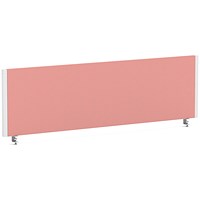 Impulse Evolve Plus Bench Screen, 1400 x 400mm, White Frame, Quest Shrimp