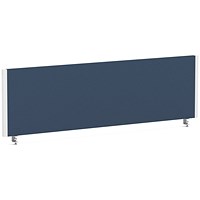 Impulse Evolve Plus Bench Screen, 1400 x 400mm, White Frame, Quest Whelk