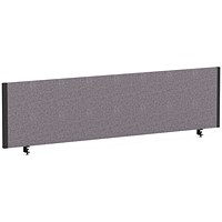 Impulse Evolve Plus Bench Screen, 1600 x 400mm, Black Frame, Rivet Fuse