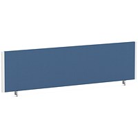 Impulse Evolve Plus Bench Screen, 1600 x 400mm, White Frame, Quest Limpet