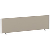 Impulse Evolve Plus Bench Screen, 1600 x 400mm, White Frame, Quest Salt