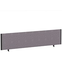 Impulse Evolve Plus Bench Screen, 1800 x 400mm, Black Frame, Rivet Fuse