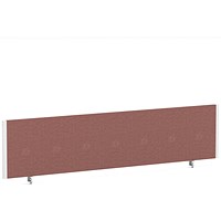 Impulse Evolve Plus Bench Screen, 1800 x 400mm, White Frame, Rivet Forge