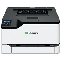 Lexmark C3224dw A4 Wireless Colour Laser Printer, White