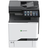 Lexmark CX735adse A4 Wired 4-in-1 Colour Laser Printer, White