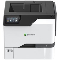 Lexmark CS730de A4 Wired Colour Laser Printer, White