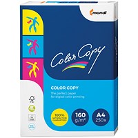 Color Copy A4 Paper, White, 160gsm Ream (250 Sheets)