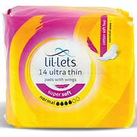 Lil-Lets Supersoft Ultra Thin Normal Pads with Wings, Pack of 336