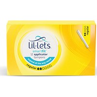 Lil-Lets Cardboard Applicator Tampons, Regular, Pack of 288