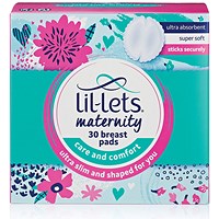 Lil-Lets Sanitary Maternity Breast Pads, Pack of 120