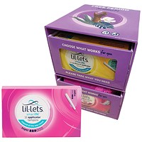 Lil-Lets Cardboard Applicator Tampons, Super, Pack of 288 - Get Free Dispenser