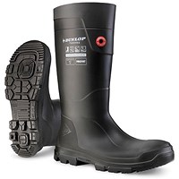 Dunlop Purofort Fieldpro Full Safety Wellington Boots, Black, 4 Dunlop Purofort Fieldpro Full Safety Wellington Boots, Black, 4