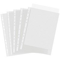 Everyday A4 Lightweight Punched Pockets, 38 Micron, Top Opening, Pack of 100 Everyday A4 Lightweight Punched Pockets, 38 Micron, Top Opening, Pack of 100