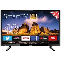 Cello 43in 4K Smart Ultra HD LED TV C43RTS4K