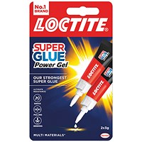 Loctite Super Glue Power Gel Duo 2x3g (Pack of 2)