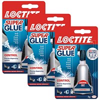 Loctite Super Glue Control, 4g - 3 Pack Saver Bundle