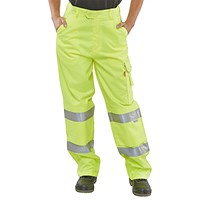 Beeswift Ladies En Iso 20471 Trousers, Saturn Yellow, 30 Beeswift Ladies En Iso 20471 Trousers, Saturn Yellow, 30