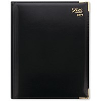 Letts Lexicon Desk Diary Week To View Black 2027