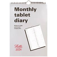 Letts Monthly Tablet Diary 2024