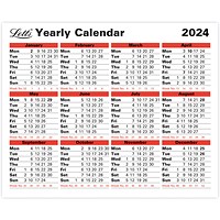 Letts Yearly Calendar 2024