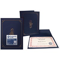 Computer Craft Certificate Covers 290gsm (Pack of 5) Blue