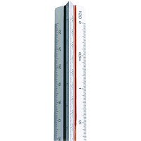Linex Triangular Scale Ruler, 1:1-500, 30cm, White