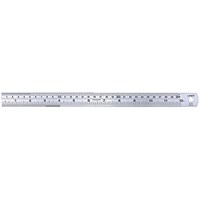 Linex Ruler Stainless Steel Imperial and Metric with Conversion Table 300mm Silver