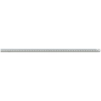 Linex Ruler Stainless Steel Imperial and Metric with Conversion Table 1000mm Silver