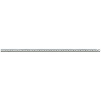 Linex Ruler Stainless Steel Imperial and Metric with Conversion Table 1000mm Silver