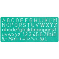 Linex Lettering Stencil Set, 10/20/30mm Lettering Height, Pack of 3
