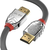 Lindy Cromo Line High Speed HDMI 2.0 Cable 2m Grey