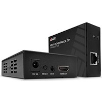 Lindy HDMI and IR over 100Base-T IP Extender Black