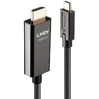 Lindy USB Type C to HDMI 4K60 Adapter Cable with HDR 5m Black