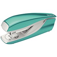 Leitz NeXXt Wow Half Strip Stapler, Capacity 30 Sheets, Ice Blue