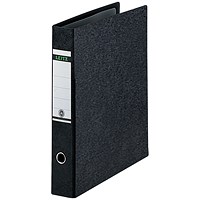 Leitz Board A3 Lever Arch Files, Portrait, 77mm Spine, Black, Pack of 2