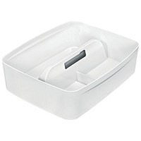 Leitz MyBox Organiser Tray with Handle, Large, White