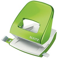 Leitz NeXXt WOW Metal Office Hole Punch 30 sheets Green