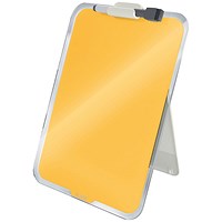 Leitz Cosy Glass Desktop Easel, Warm Yellow