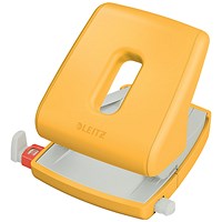 Leitz Cosy Hole Punch 30 Sheets Warm Yellow