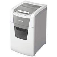 Leitz IQ Autofeed Small Office 100 Automatic P-4 Cross-Cut Paper Shredder, 34 Litres