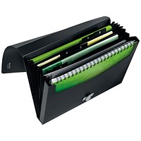 Leitz Recycle Expanding File 5 Part A4 Black (Pack of 5)