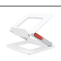 Leitz Ergo Adjustable Multi-Angle Laptop Stand, Adjustable Height and Tilt, White