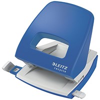 Leitz Recycle NeXXt Hole Punch, 30 Sheets, Blue