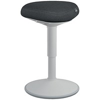 Leitz Ergo Active Sitting Stool, Light Grey Leitz Ergo Active Sitting Stool, Light Grey