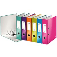 Leitz A4 Lever Arch Files, 50mm Spine, Assorted, Pack of 10