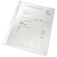 Leitz A4 ReCycle Punched Pockets - Pack of 100