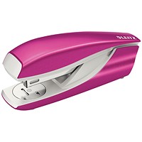 Leitz NeXXt Wow Half Strip Stapler, Capacity 30 Sheets, Pink