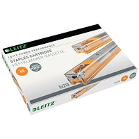 Leitz K8 Yellow Staple Cartridge, 210 Staples, Pack of 5